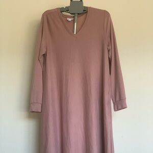 Laluroe peach maxi dress with pockets Size XL